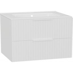 Excellent Tuto 2.0 front szafki 80x2x24.6 cm podumywalkowa wisząca biały połysk MLEX.2151.800.03.WH