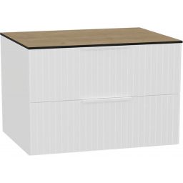 Excellent Tuto 2.0 front szafki 80x2x24.6 cm podumywalkowa wisząca biały połysk MLEX.2151.800.03.WH