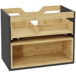 Excellent Tuto 2.0 korpus szafki 60x46.5x50 cm podumywalkowa wisząca szara-dąb MLEX.2171.600.GRBL