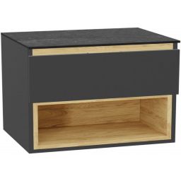 Excellent Tuto 2.0 korpus szafki 80x46.5x50 cm podumywalkowa wisząca szara-dąb MLEX.2171.800.GRBL