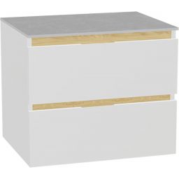 Excellent Tuto 2.0 korpus szafki 60x46.5x50 cm podumywalkowa wisząca biała-dąb MLEX.2172.600.WHBL