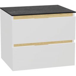 Excellent Tuto 2.0 korpus szafki 60x46.5x50 cm podumywalkowa wisząca biała-dąb MLEX.2172.600.WHBL