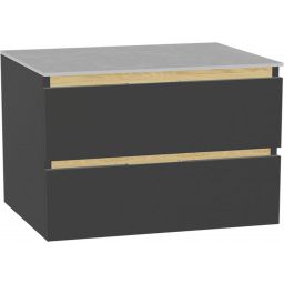 Excellent Tuto 2.0 korpus szafki 80x46.5x50 cm podumywalkowa wisząca szara-dąb MLEX.2172.800.GRBL