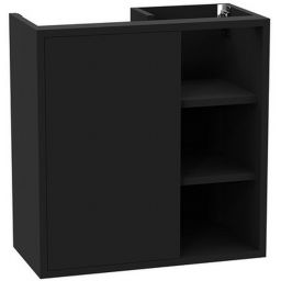 Excellent Ness szafka 57x28x60 cm podumywalkowa wisząca czarny soft MLEX.8201.600.BL