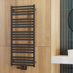 Excellent Horos grzejnik łazienkowy drabinkowy 121x50 cm czarny GREX.HO121.BL