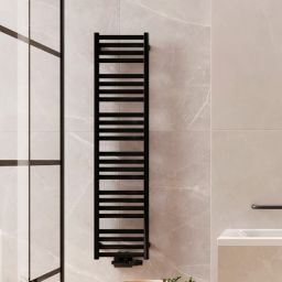 Excellent Horos grzejnik łazienkowy 146x35 cm czarny soft GREX.HO146.35.BL