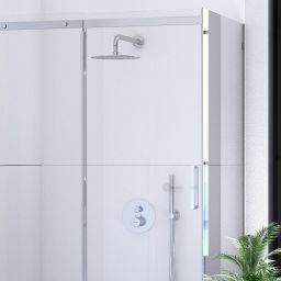 Excellent Pi zestaw prysznicowy podtynkowy termostatyczny z deszczownicą chrom AREX.SET.1248CR