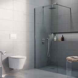 Excellent Vidoq ścianka prysznicowa walk-in 100 cm chrom połysk/szkło przezroczyste KAEX.1506.1000.LP.CR