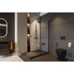 Excellent Pi zestaw prysznicowy ścienny z deszczownicą nikiel szczotkowany AREX.1281NB