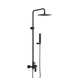 Excellent Keria zestaw prysznicowy z deszczownicą czarny AREX.2081BL