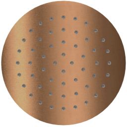 Excellent głowica prysznicowa 25x25 cm okrągła miedź szczotkowana AREX.3025CB