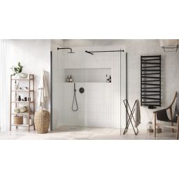 Excellent głowica prysznicowa 25x25 cm okrągła miedź szczotkowana AREX.3025CB