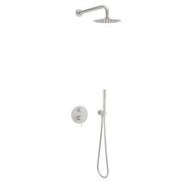 Excellent Pi zestaw prysznicowy podtynkowy z deszczownicą nikiel szczotkowany AREX.SET.1245NB