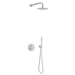 Excellent Pi zestaw prysznicowy podtynkowy z deszczownicą nikiel szczotkowany AREX.SET.1247NB