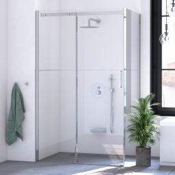 Excellent Pi zestaw prysznicowy podtynkowy termostatyczny z deszczownicą chrom AREX.SET.1248CR