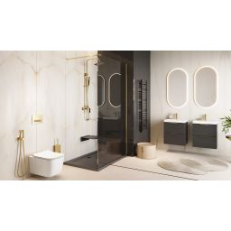 Excellent Glad zestaw prysznicowy ścienny z deszczownicą złoty ARNL.1181GL