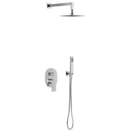 Excellent Glad zestaw prysznicowy podtynkowy z deszczownicą chrom ARNL.SET1145CR