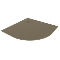 Excellent Arda brodzik 90x90 cm półokrągły kompozyt cappuccino BREX.1504.090.090.CAN