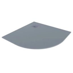 Excellent Arda brodzik 90x90 cm półokrągły kompozyt beton BREX.1504.090.090.CON