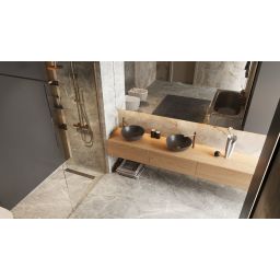 Excellent Stilio odpływ liniowy z rusztem 90 cm miedź szczotkowana INEX.1515.900.R.CB