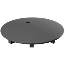 Excellent Vert pokrywa syfonu czarny INEX.2116.90.C.BL