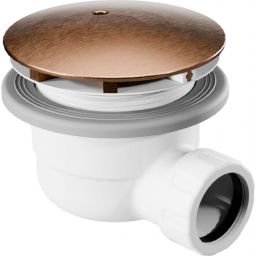 Excellent Vert pokrywa syfonu miedź szczotkowana INEX.2116.90.C.CB