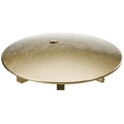 Excellent Vert pokrywa syfonu złoty szczotkowany INEX.2116.90.C.GB