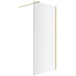Excellent Vidoq ścianka prysznicowa walk-in 100 cm złoty połysk/szkło przezroczyste KAEX.1506.1000.LP.GL