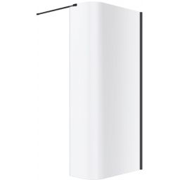 Excellent Vidoq ścianka prysznicowa walk-in 83 cm czarny mat/szkło przezroczyste KAEX.1507.830.LP.BL