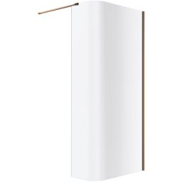 Excellent Vidoq ścianka prysznicowa walk-in 93 cm miedź szczotkowana/szkło przezroczyste KAEX.1507.930.LP.CB