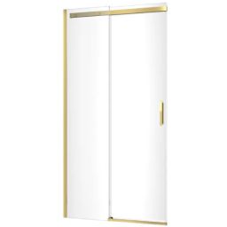 Excellent Rols drzwi prysznicowe 100 cm rozsuwane złoty połysk/szkło przezroczyste KAEX.2612.1000.LP1/2.GL
