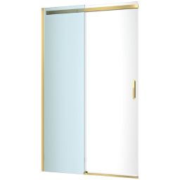 Excellent Rols drzwi prysznicowe 100 cm rozsuwane złoty połysk/szkło przezroczyste KAEX.2612.1000.LP2/2.GL