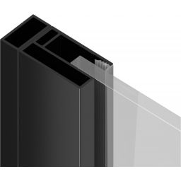 Excellent Ortigo profil poszerzający 1 cm czarny mat KAEX.5090.BL