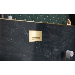 Excellent Aurro przycisk spłukujący do WC złoty połysk INEX.AU230.150.GL