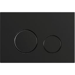 Excellent Nest przycisk spłukujący do WC czarny INEX.NE220.150.BL