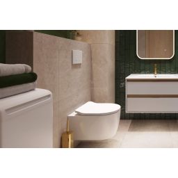 Excellent Nest przycisk spłukujący do WC biały INEX.NE220.150.WH