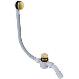 Excellent Moli syfon z przelewem złoty szczotkowany ARIN.3210GB