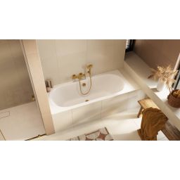 Excellent Moli syfon z przelewem złoty szczotkowany ARIN.3210GB