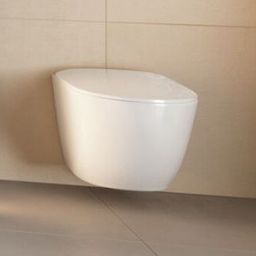 Excellent Luqa miska WC wisząca bez kołnierza spłukiwanie wirowe biały połysk CEAC.6403.480.WH