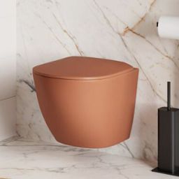 Excellent Luqa deska sedesowa wolnoopadająca terracotta mat CEAC.6405.480.TEM