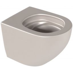 Excellent Luqa miska WC wisząca bez kołnierza spłukiwanie wirowe mat cappucino mat CEAC.6403.480.CAM