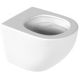 Excellent Luqa miska WC wisząca bez kołnierza spłukiwanie wirowe biały mat CEAC.6403.480.WHM