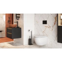 Excellent Stellar miska WC z deską wolnoopadającą wisząca bez kołnierza ze spłukiwaniem wirowym biały połysk CEEX.6623.535.WH