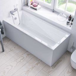 Excellent Wave wanna prostokątna 160x70 cm biała WAEX.WAV16WH