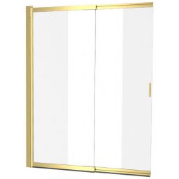 Excellent Liner parawan nawannowy 110 cm złoty połysk/szkło przezroczyste KAEX.2940.1100.LP