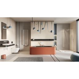 Excellent Oceana wanna prostokątna Slim 180x80 cm antracyt mat WAEX.OCE18ANMS