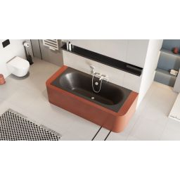 Excellent Oceana wanna prostokątna Slim 180x80 cm antracyt mat WAEX.OCE18ANMS