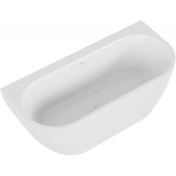 Excellent Oceana 2.0 wanna przyścienna 165x75 cm owalna biały połysk WAEX.OCE2.165WP.WH