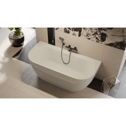 Excellent Oceana 2.0 wanna przyścienna 165x75 cm owalna biały połysk WAEX.OCE2.165WP.WH