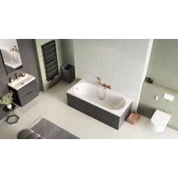 Excellent Oceana wanna prostokątna Slim 180x80 cm biała WAEX.OCM.180.80WHS